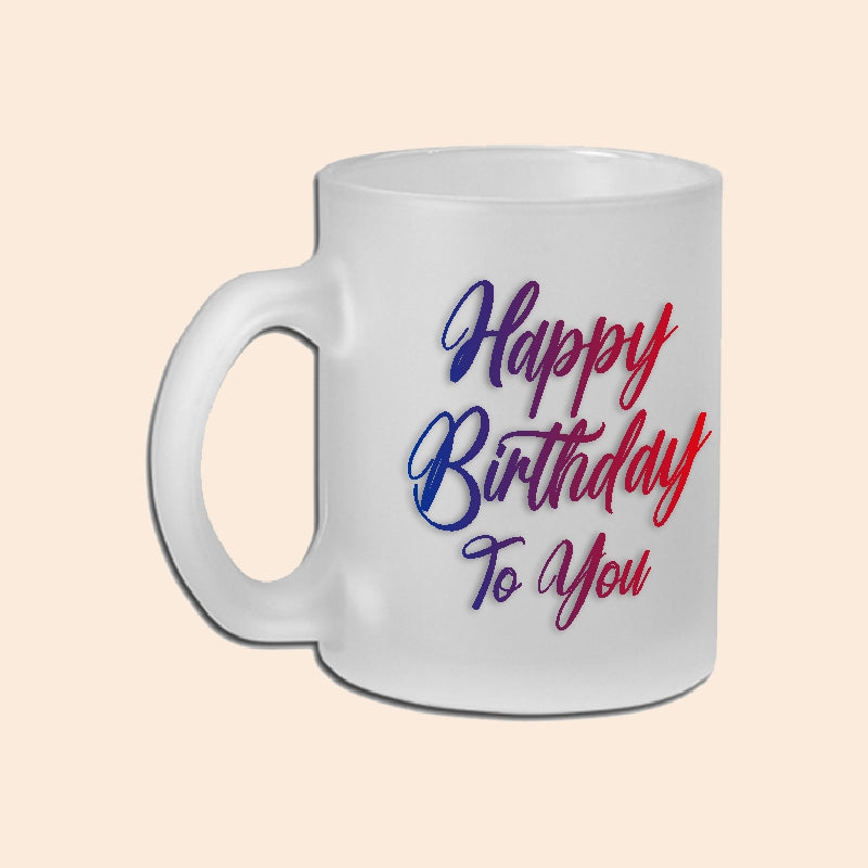 Frosted Photo Mug