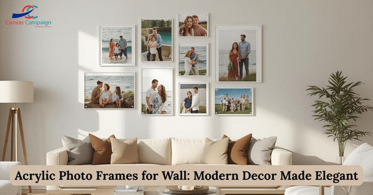 acrylic photo frames for wall