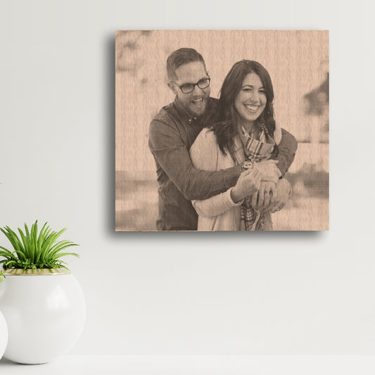 Wooden Photo Engraving