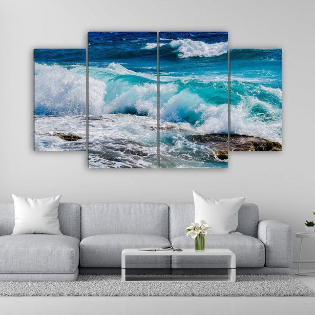 Split Canvas 4 Panel Wall Decor Print