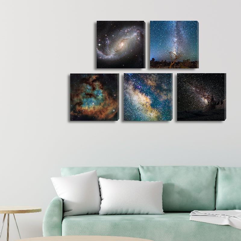 Wall Display 5 Panel Canvas