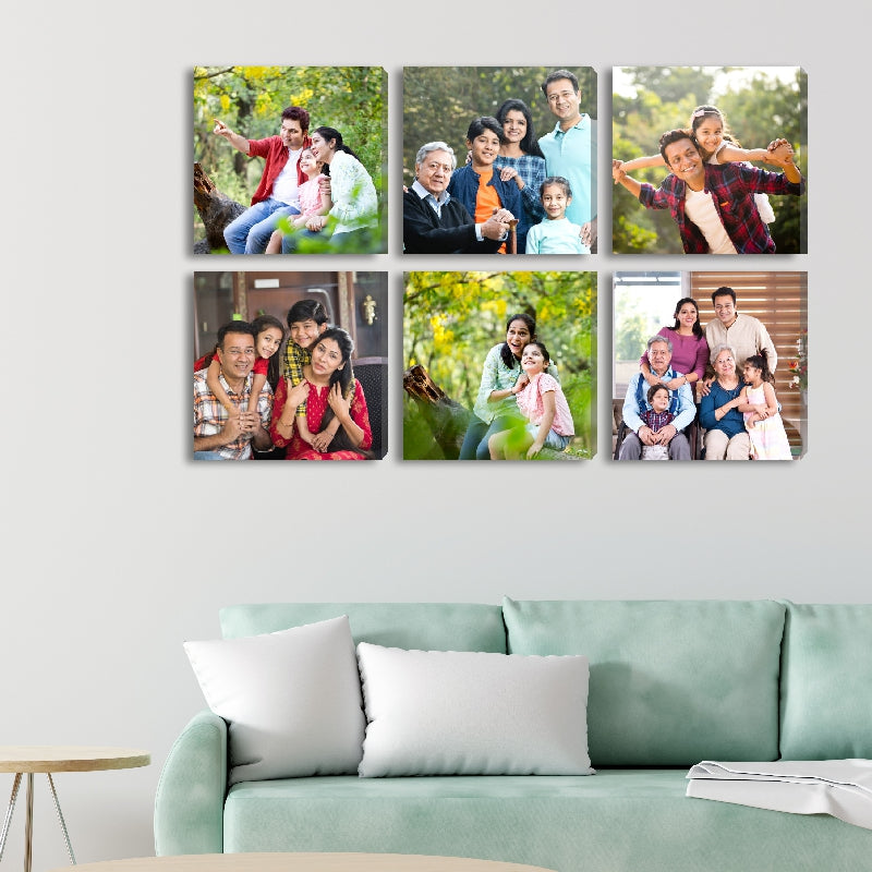 Wall Display 6 Panel Canvas