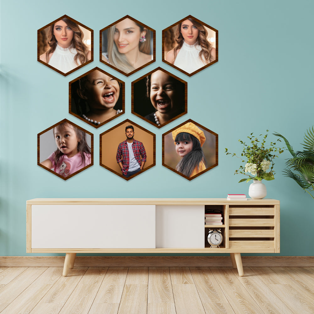 Hexagon 8 Panel Canvas